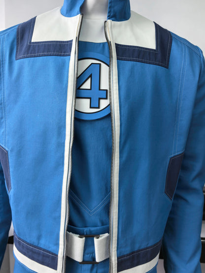 Fantastic Four Costume for Adults - Blue Superhero Team Suit