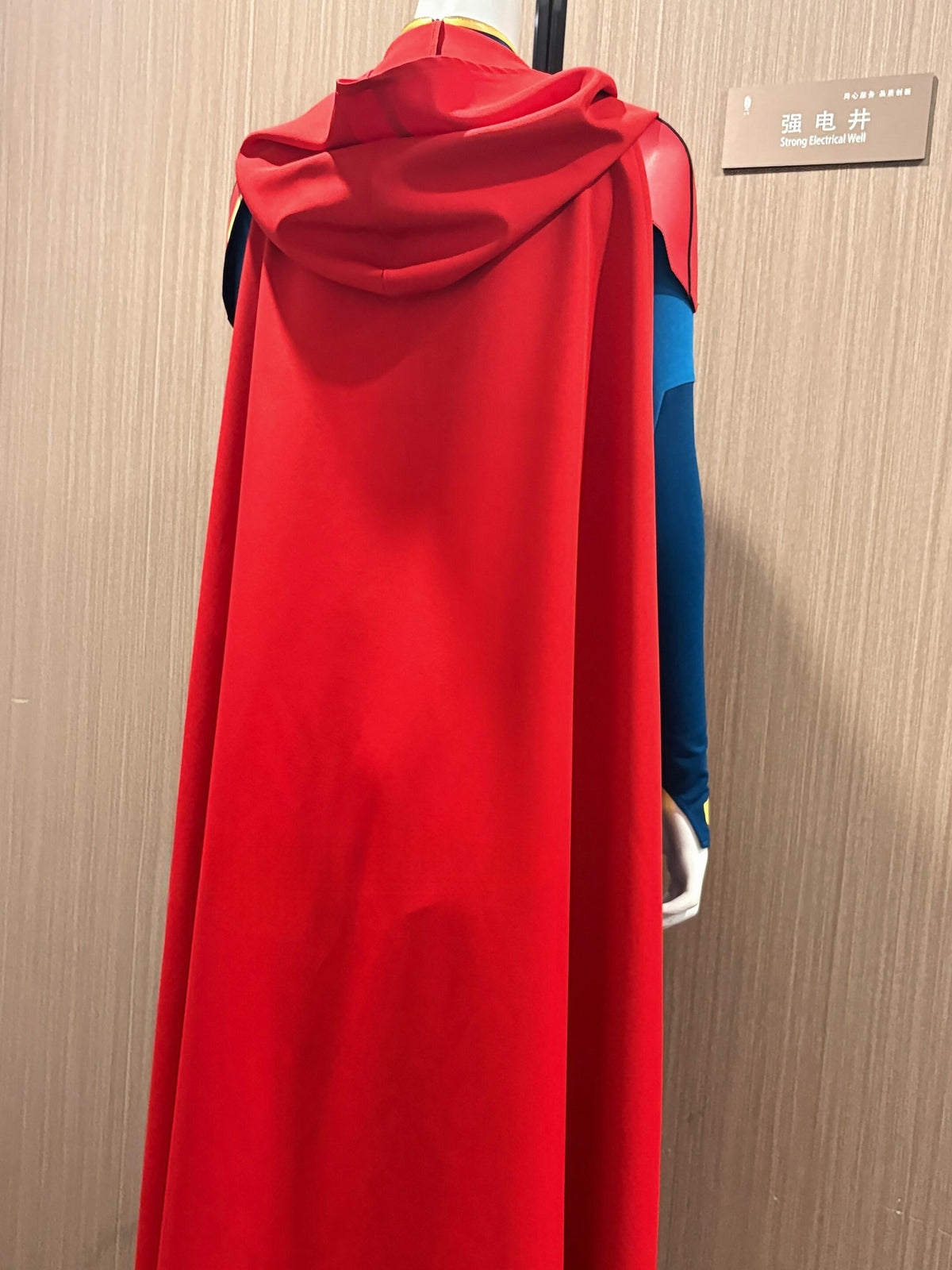 Supergirl Costume for Women - Blue and Red Superhero Dress