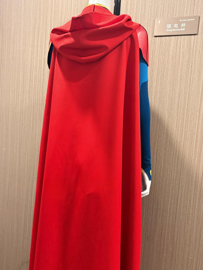 Supergirl Costume for Women - Blue and Red Superhero Dress