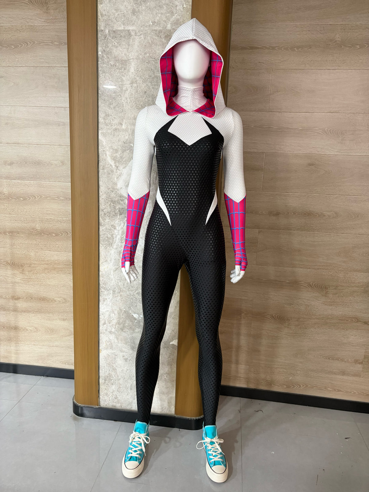 Spider-Gwen Costume for Women - Spider-Verse Bodysuit