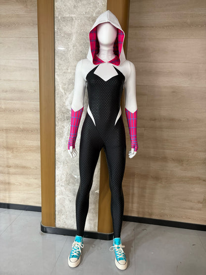 Spider-Gwen Costume for Women - Spider-Verse Bodysuit
