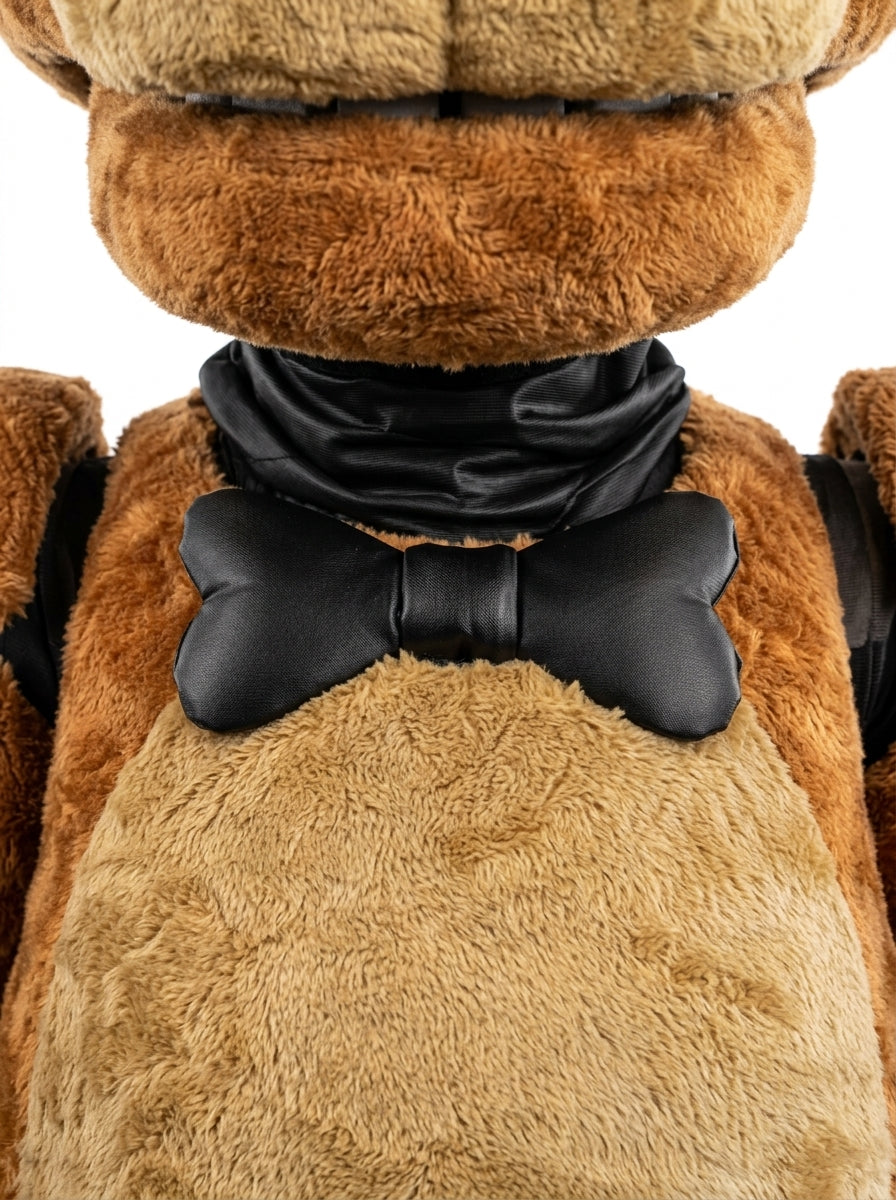 Freddy Fazbear costume for adults, bow tie detail