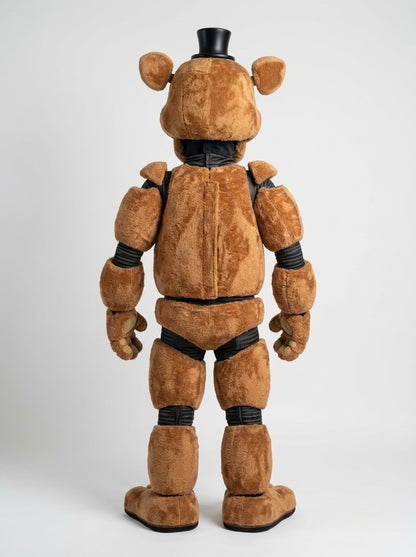 Freddy Fazbear costume for adults, rear view