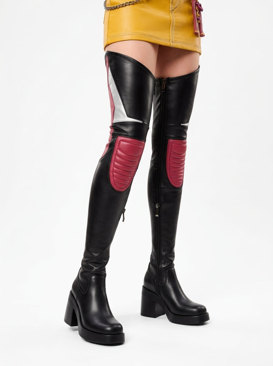 Zoey Costume - boots and skirt detail