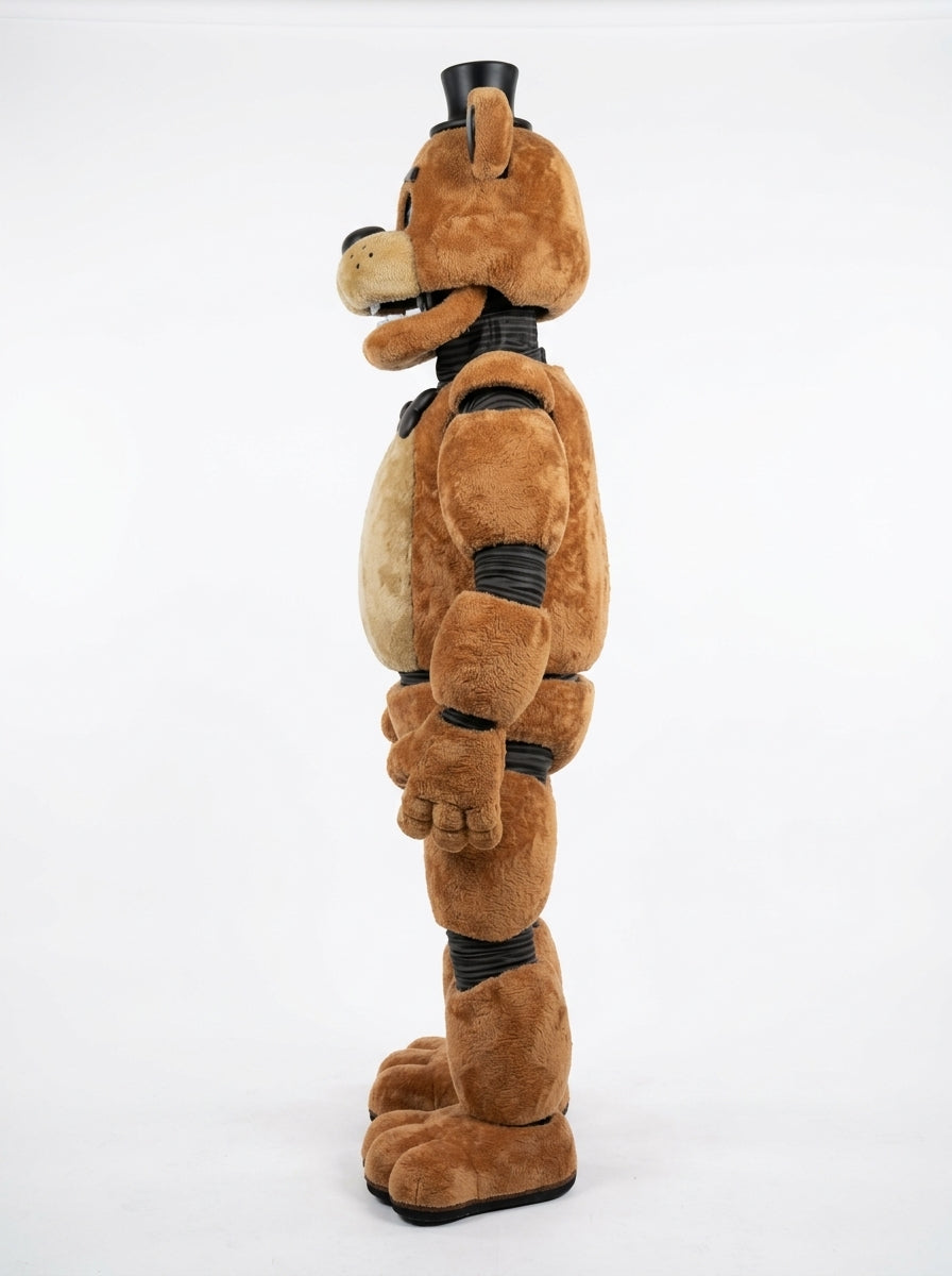 Freddy Fazbear costume for adults, side profile
