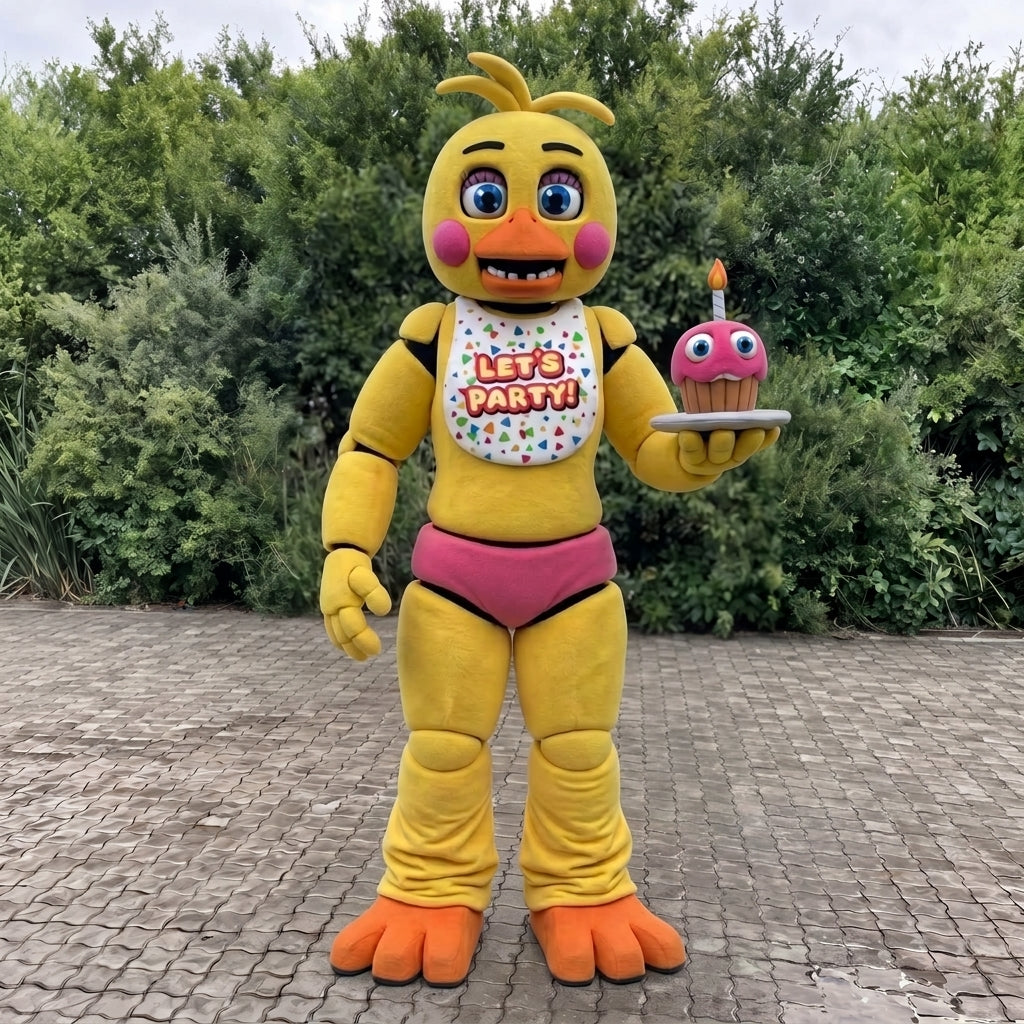 Chica Costume for Adults - FNAF Yellow Chicken Animatronic Suit