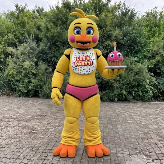 Chica Costume for Adults - FNAF Yellow Chicken Animatronic Suit
