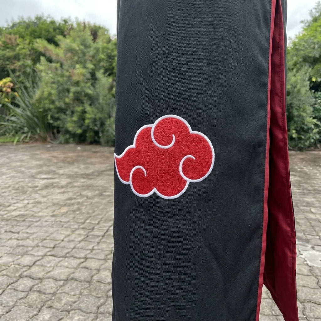 Akatsuki Cloak Costume - Naruto Anime Red Cloud Robe