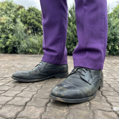 Joker Costume for Men - Purple Clown Prince Villain Suit