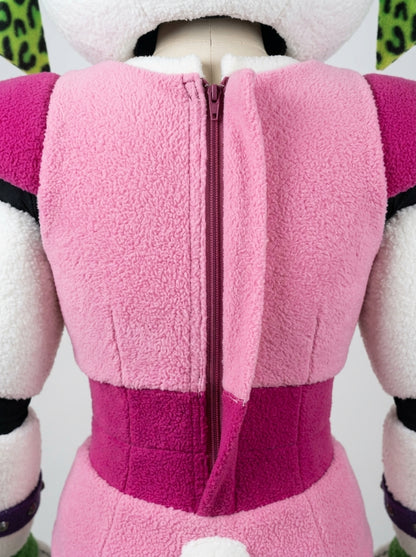 Glamrock Chica costume for adults, head close-up