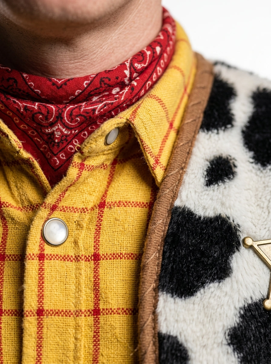 Woody Costume - fabric close-up detail