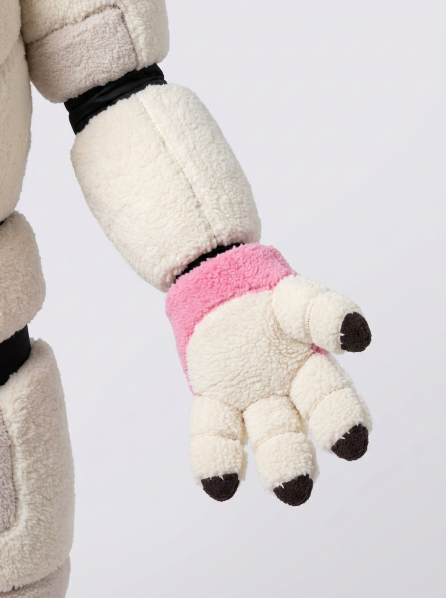 Funtime Foxy costume for adults, sleeve cuff and paw detail