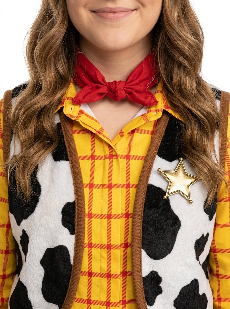 Jessie Costume - chest detail with badge