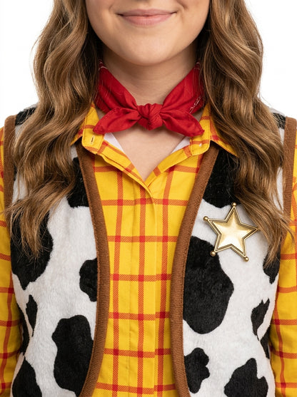Jessie Costume - chest detail with badge