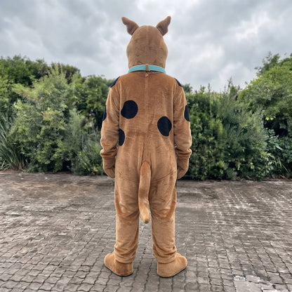 Scooby-Doo Costume for Adults - Cartoon Dog Jumpsuit
