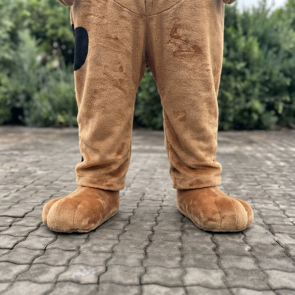 Scooby-Doo Costume for Adults - Cartoon Dog Jumpsuit