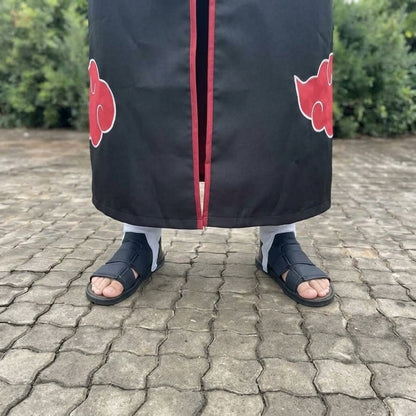 Akatsuki Cloak Costume - Naruto Anime Red Cloud Robe