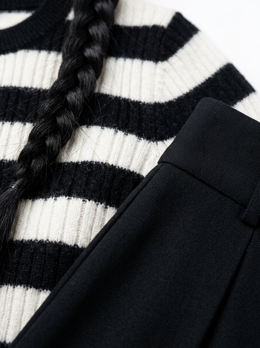 Wednesday Addams Costume - fabric close-up