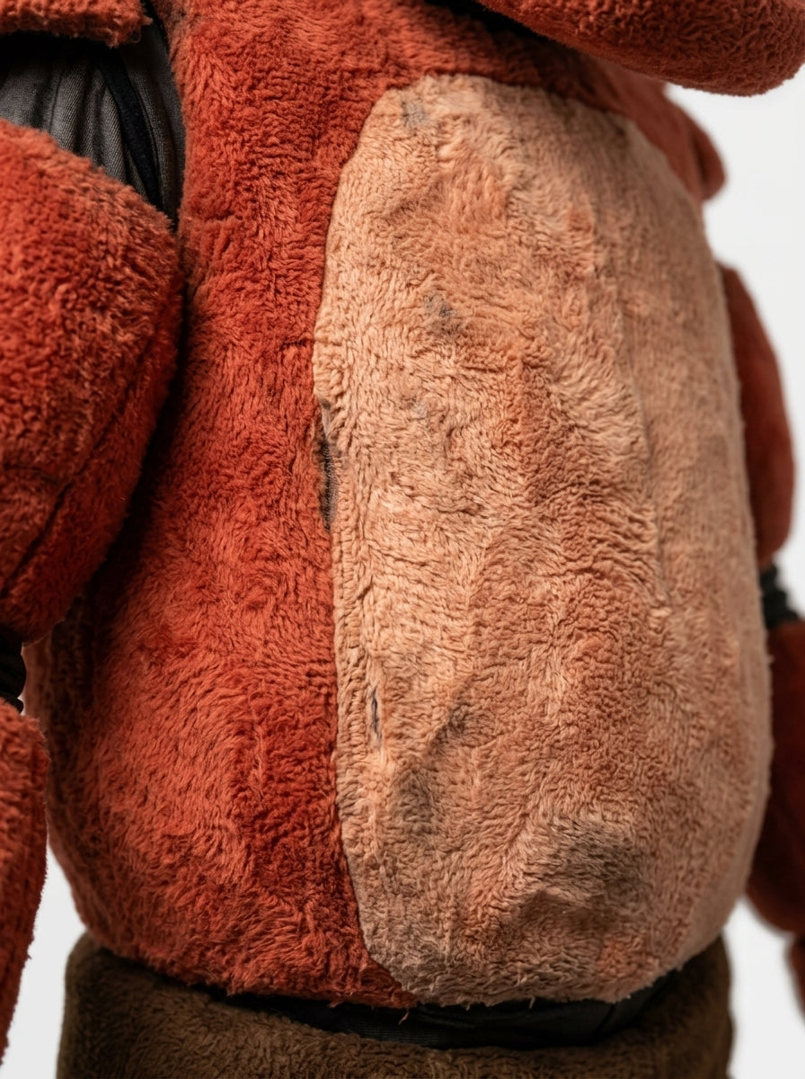 Foxy costume for adults, fabric texture
