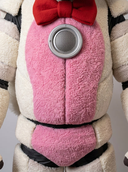 Funtime Foxy costume for adults, fabric texture macro