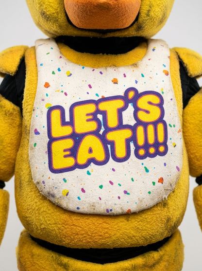 Chica costume for adults, fabric macro