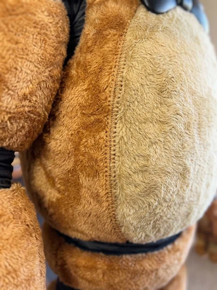 Freddy Fazbear costume for adults, stitching macro