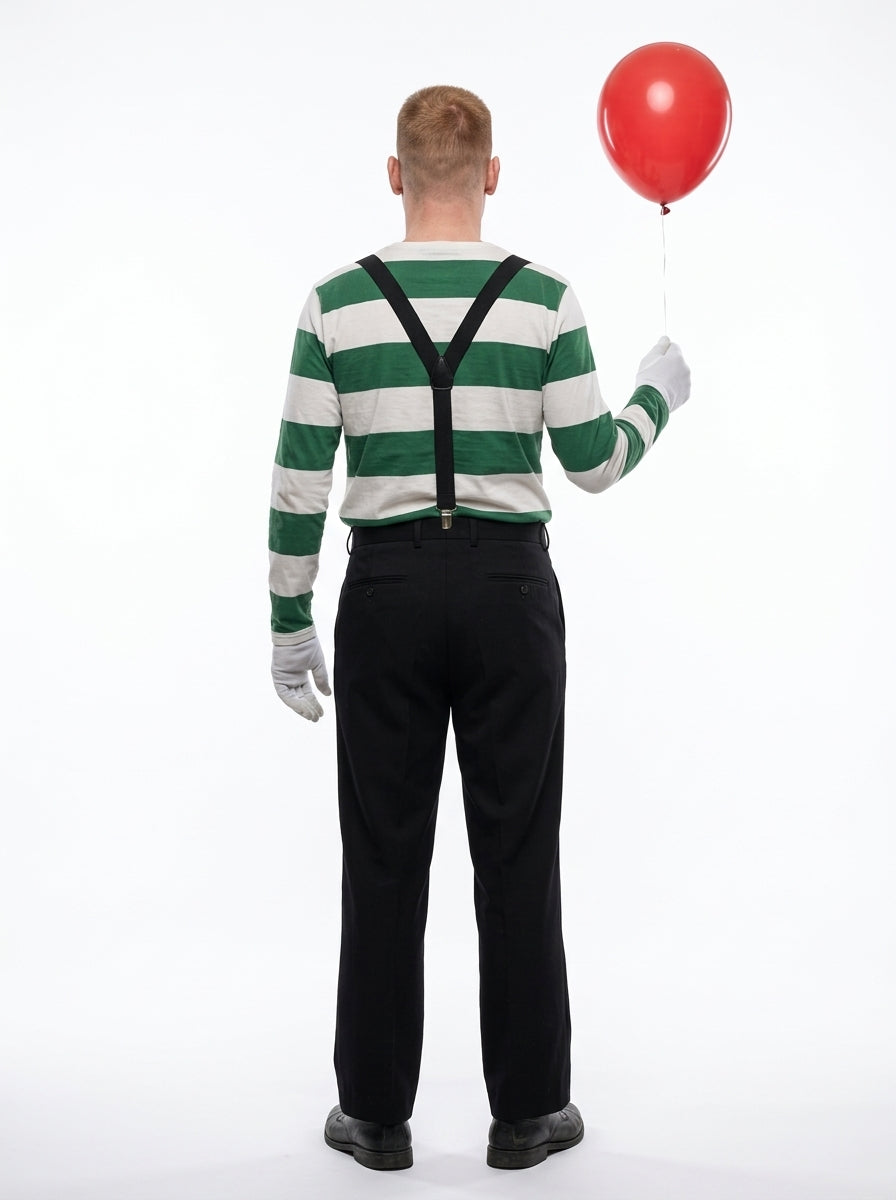 Scary Clown Costume - balloon prop view