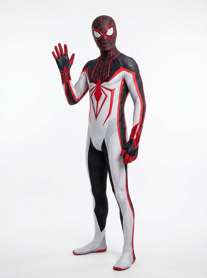 Spider-Man 2099 Costume - model waving, full body