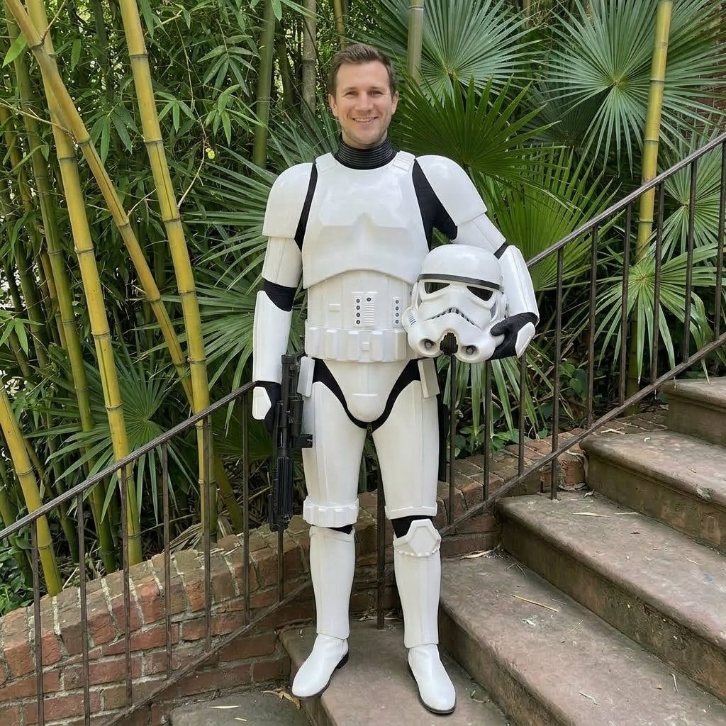 Sci-Fi Trooper Costume for Adults - Armored Soldier Suit