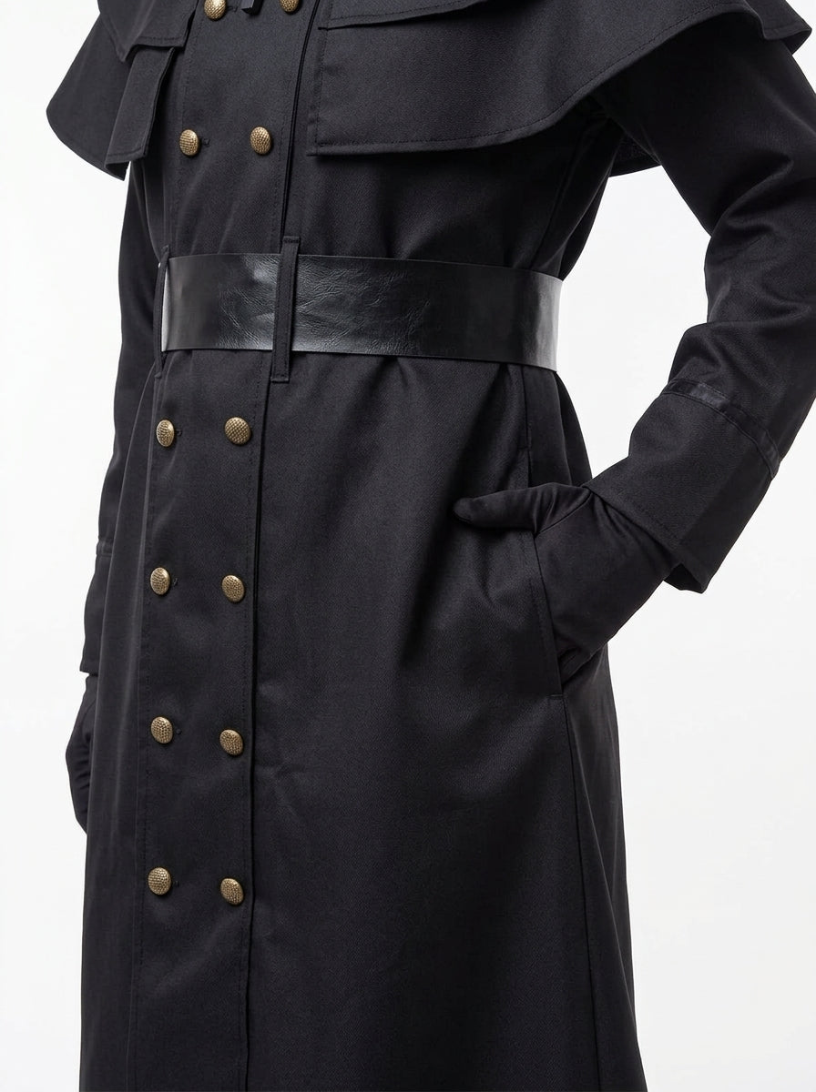 Plague Doctor Costume - black robe view