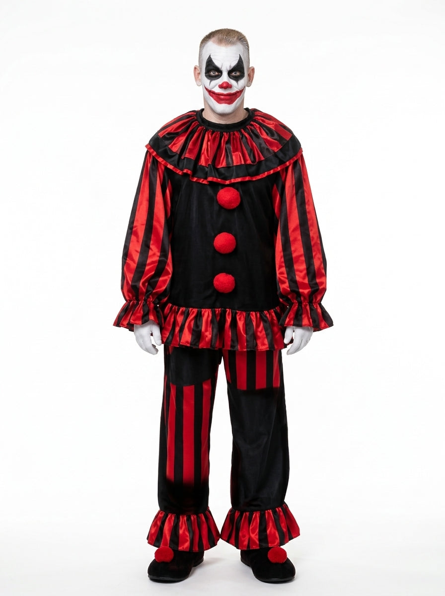 Evil Clown Costume - alternate full body view