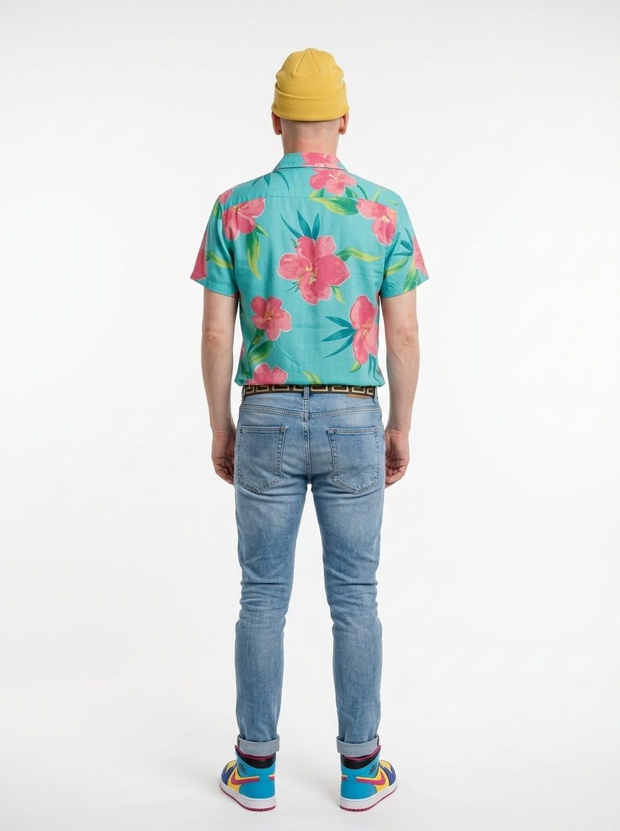 Hawaiian Tourist Costume - back view