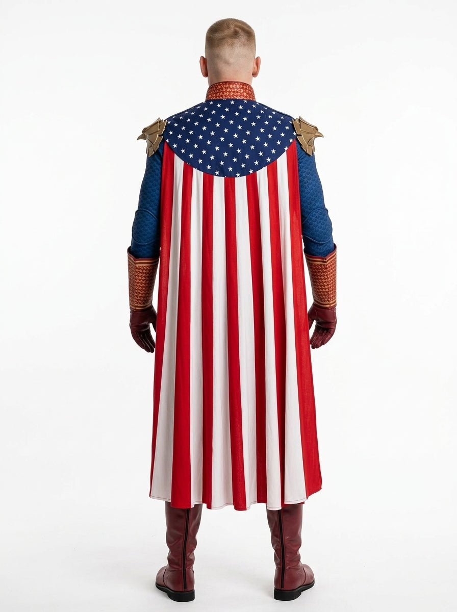 Homelander Costume - back view with cape