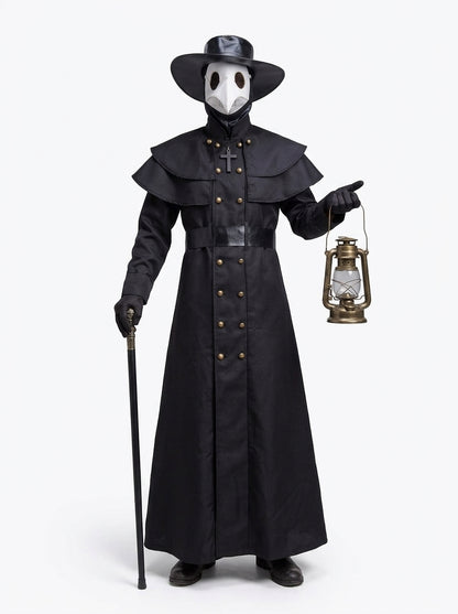 Plague Doctor Costume - cane and lantern props