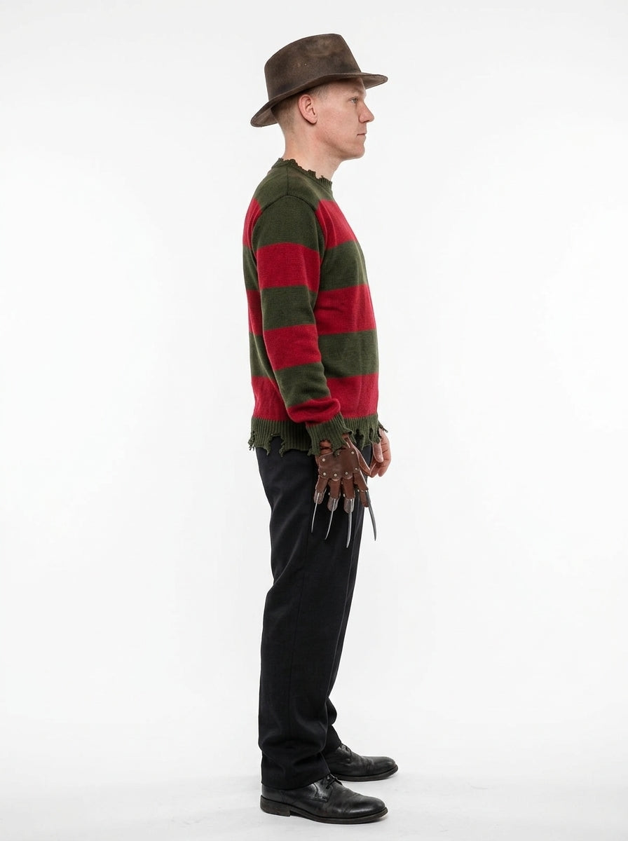 Men's Freddy Krueger Costume - alternate full body view