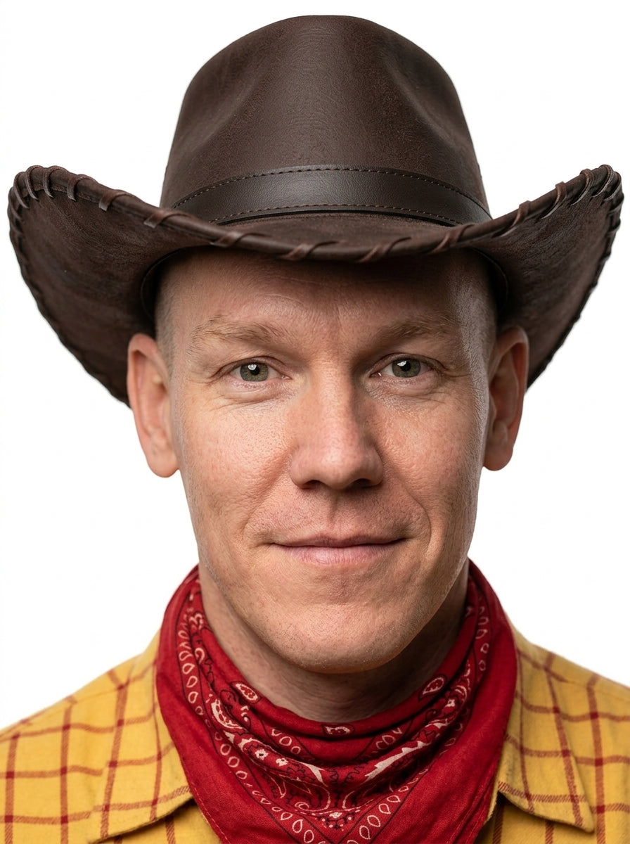 Woody Costume - cowboy hat detail