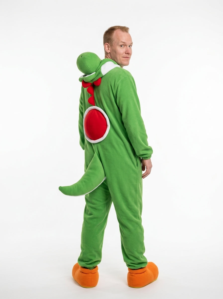 Yoshi Costume - back view with tail