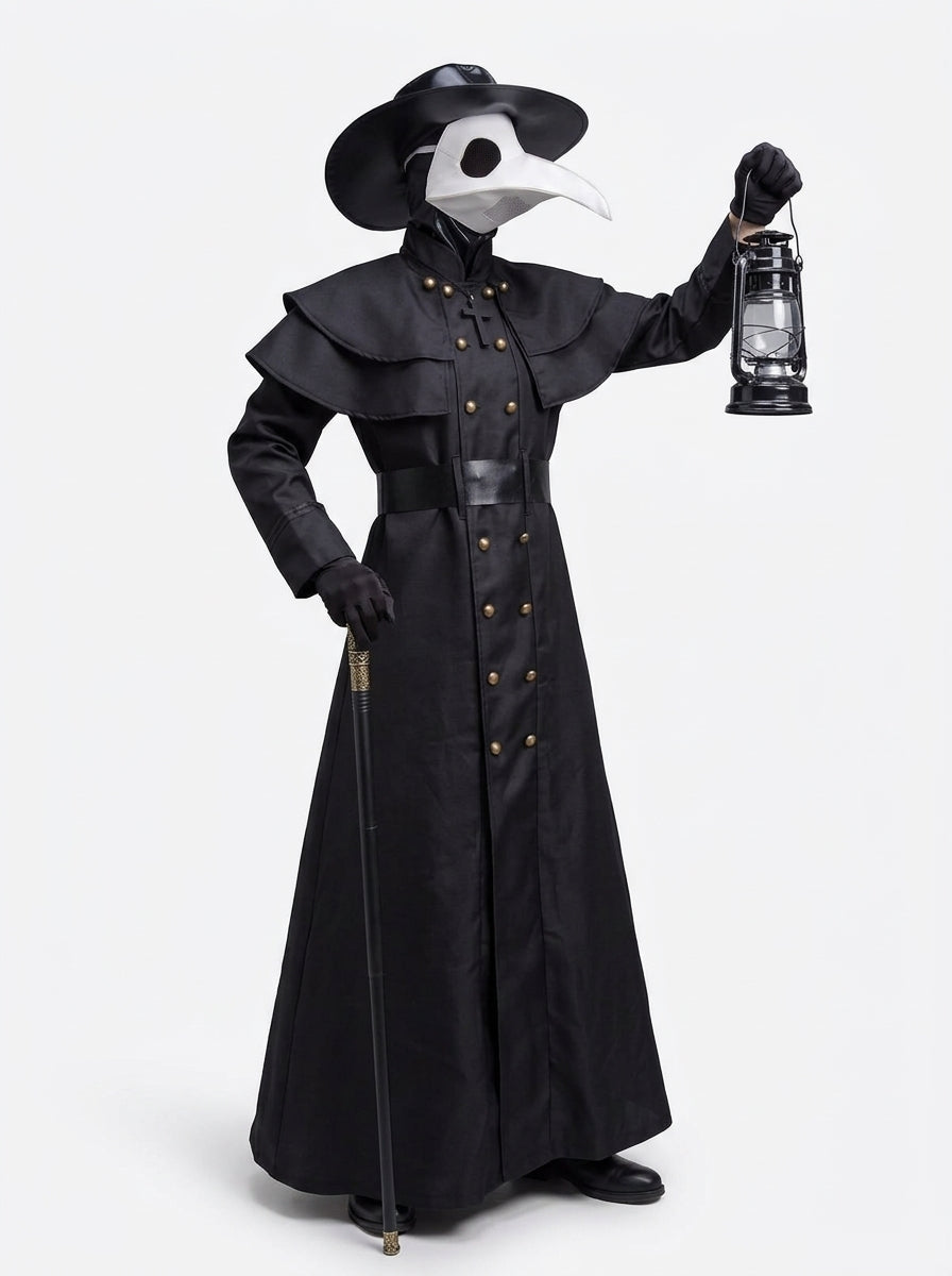 Plague Doctor Costume - model posing, full body