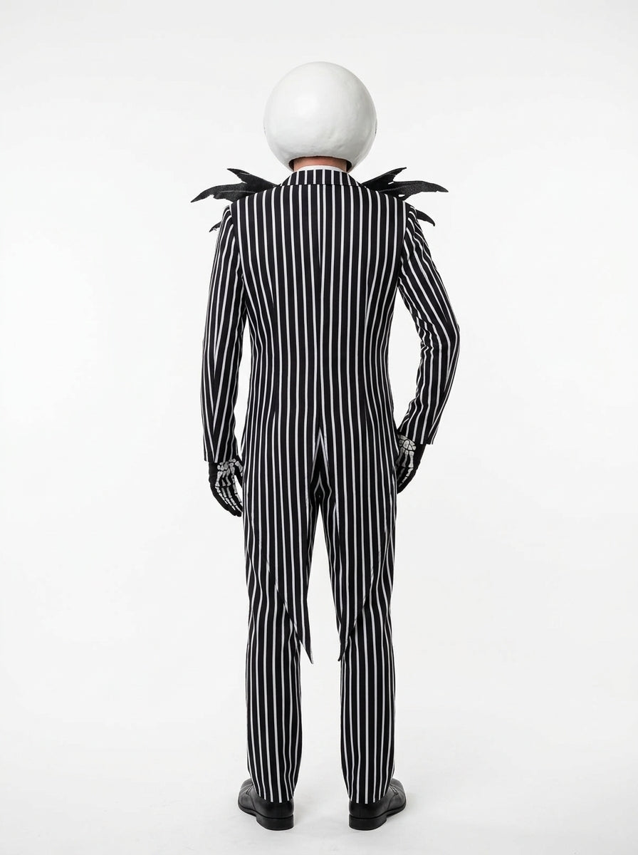 Jack Skellington Costume - skull mask close-up view