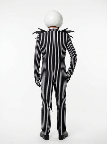 Jack Skellington Costume - skull mask close-up view