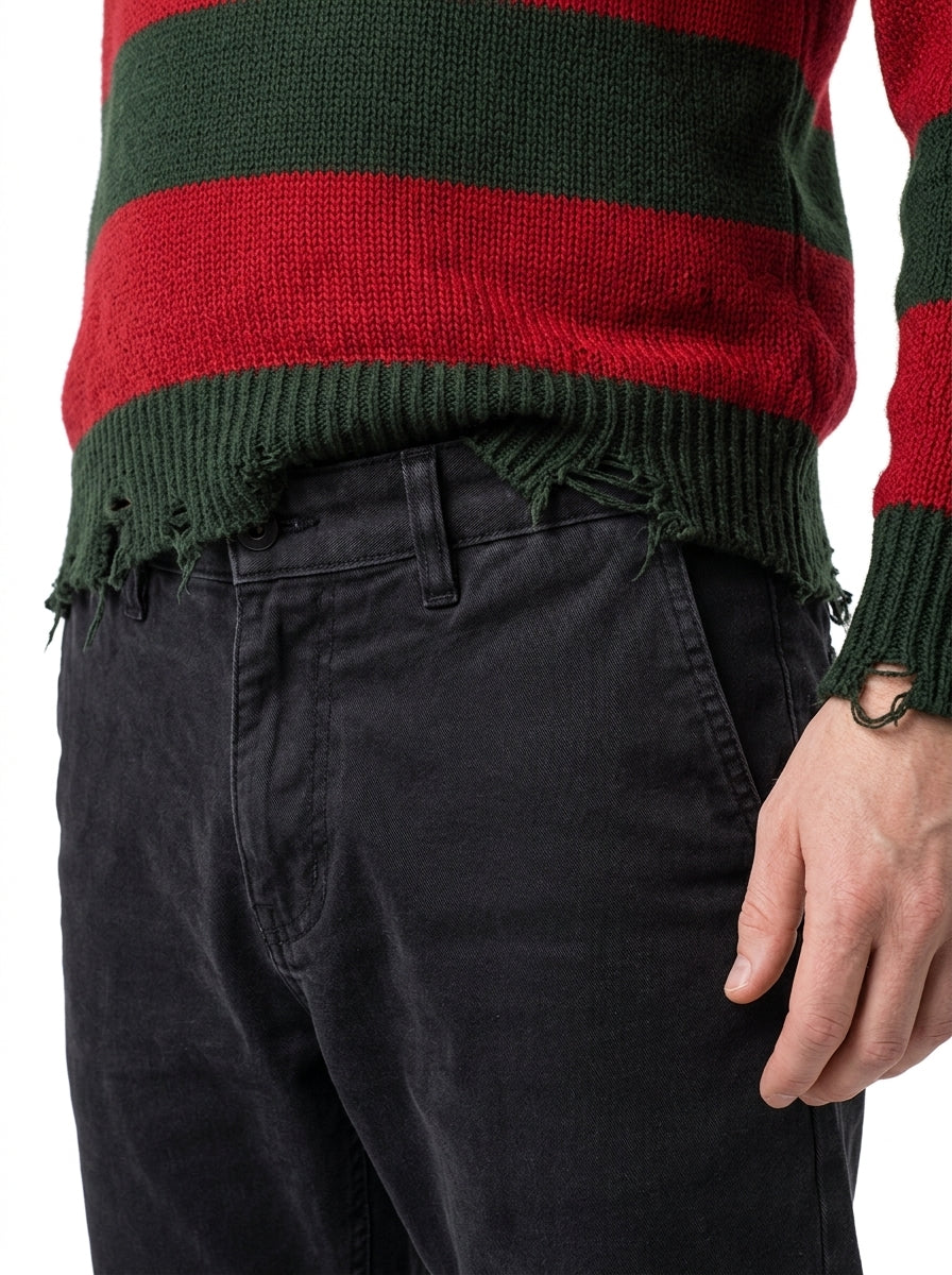 Men's Freddy Krueger Costume - sweater and trousers detail