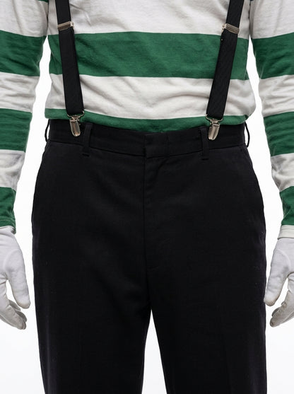 Scary Clown Costume - suspenders and trousers detail