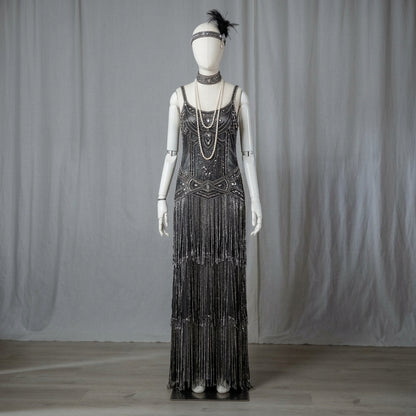 1920s Flapper Dress - Gatsby Sequin Party Costume Dress
