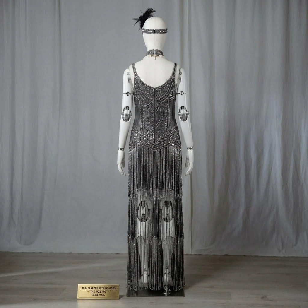 1920s Flapper Dress - Gatsby Sequin Party Costume Dress