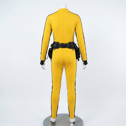 Kill Bill Costume for Adults - Yellow Bride Jumpsuit