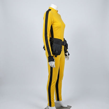 Kill Bill Costume for Adults - Yellow Bride Jumpsuit