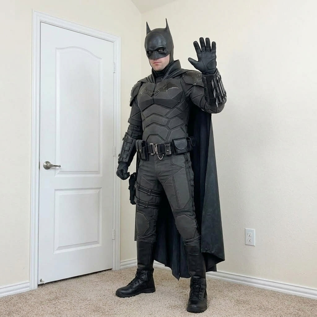 Armored Batman Costume for Men - Dark Knight Muscle Suit