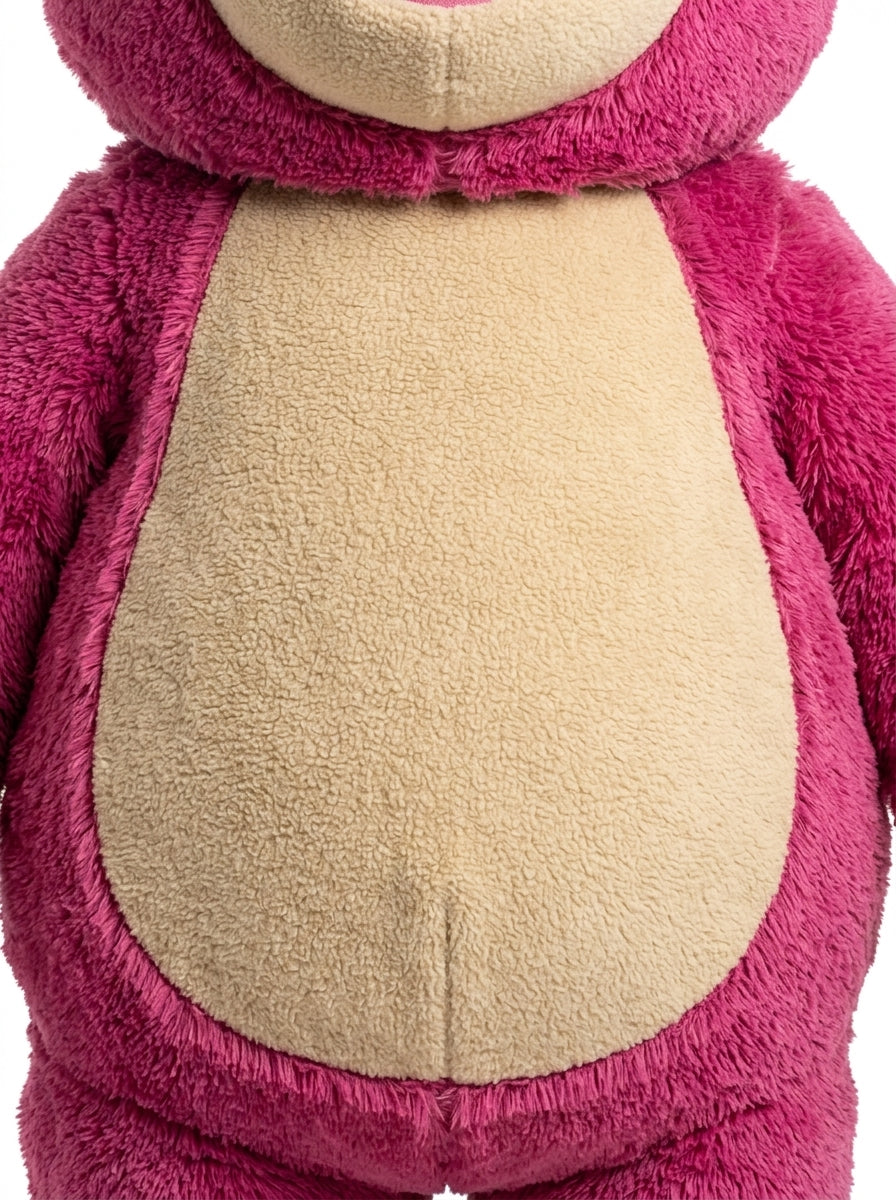 Lotso Bear Costume - plush fabric close-up