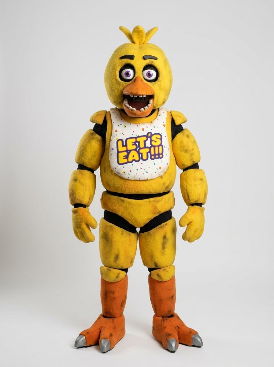 Chica costume for adults, standing pose