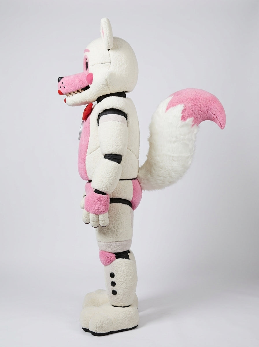 Funtime Foxy costume for adults, side profile